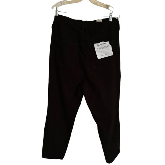 NWT Good American plus 18W Black Classic Hi Rise Jeans Skinnyish Fit 28” Inseam - Picture 2 of 8